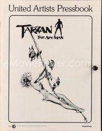 7y955 TARZAN THE APE MAN pressbook '81 directed by John Derek, Richard Harris, sexy Bo Derek!