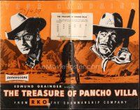 7y971 TREASURE OF PANCHO VILLA pressbook '55 Rory Calhoun, Gilbert Roland, Shelley Winters
