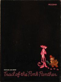 7y371 TRAIL OF THE PINK PANTHER screening program '82 Peter Sellers, Blake Edwards, cartoon art!