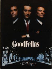 7y411 GOODFELLAS promo brochure '90 Robert De Niro, Joe Pesci, Ray Liotta, Martin Scorsese classic