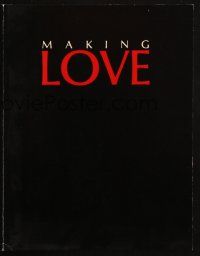 7y421 MAKING LOVE promo brochure '82 Michael Ontkean, Kate Jackson & Hamlin in bi-sexual triangle!