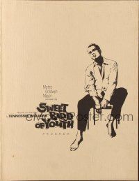 7y439 SWEET BIRD OF YOUTH promo brochure '62 Paul Newman, Geraldine Page, Tennessee Williams play!