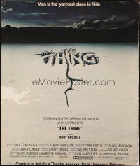 7y440 THING promo brochure '82 John Carpenter, cool images of Kurt Russell + different art!