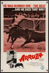 7z045 ARRUZA 1sh '72 Budd Boetticher bullfighting matador documentary!