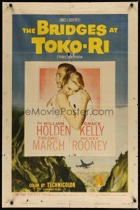 7z101 BRIDGES AT TOKO-RI 1sh '54 Grace Kelly, William Holden, Korean War, by James Michener!