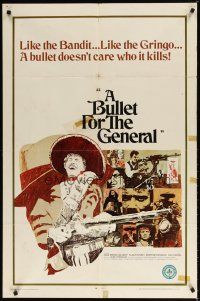 7z106 BULLET FOR THE GENERAL 1sh '68 spaghetti western, a bullet doesn't care who it kills!