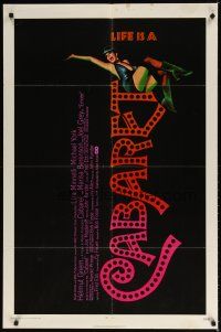 7z109 CABARET 1sh '72 singing & dancing Liza Minnelli in Nazi Germany, directed by Bob Fosse!