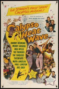 7z110 CALYPSO HEAT WAVE 1sh '57 Desmond & Anders, from the producers of Rock Around the Clock!
