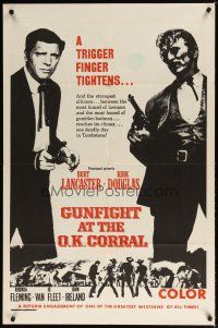 7z330 GUNFIGHT AT THE O.K. CORRAL military 1sh R60s Burt Lancaster, Kirk Douglas, Sturges directed!