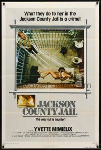 7z399 JACKSON COUNTY JAIL 1sh '76 what they did to Yvette Mimieux in jail is a crime!