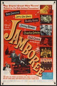 7z400 JAMBOREE 1sh '57 Fats Domino, Jerry Lee Lewis & other early rockers pictured!