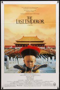 7z432 LAST EMPEROR 1sh '87 Bernardo Bertolucci epic, image of young Chinese emperor w/army!