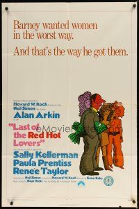 7z434 LAST OF THE RED HOT LOVERS int'l 1sh '72 Alan Arkin got women in worst way, by Neil Simon!