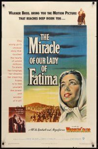 7z509 MIRACLE OF OUR LADY OF FATIMA 1sh '52 a true story that reaches deep inside you!