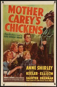 7z523 MOTHER CAREY'S CHICKENS 1sh '38 Anne Shirley & Ruby Keeler are poor orphans!