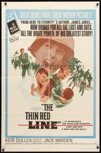 7z864 THIN RED LINE 1sh '64 Kier Dullea, from the novel by James Jones!