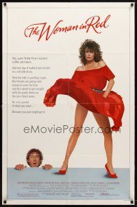 7z978 WOMAN IN RED 1sh '84 wacky Gene Wilder & super-sexy Kelly Le Brock!