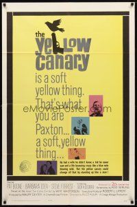 7z987 YELLOW CANARY 1sh '63 Barbara Eden, Pat Boone is a soft yellow thing!