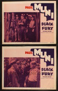 8a838 BLACK FURY 2 LCs R56 coal miner union organizer Paul Muni, directed by Michael Curtiz
