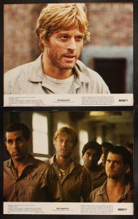 8a858 BRUBAKER 2 color 11x14s '80 warden Robert Redford is the most wanted man in Wakefield prison!