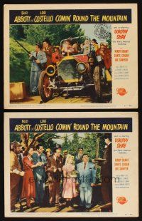 8a872 COMIN' ROUND THE MOUNTAIN 2 LCs '51 Bud Abbott & Lou Costello, wacky hillbillies!