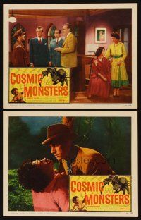 8a873 COSMIC MONSTERS 2 LCs '58 Forrest Tucker, Gaby Andre and Martin Benson!