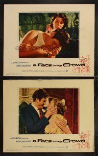 8a893 FACE IN THE CROWD 2 LCs '57 power-hungry preacher Andy Griffith, Patricia Neal!
