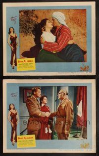 8a896 FORT ALGIERS 2 LCs '53 sexy Yvonne de Carlo in Northern Africa!