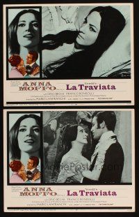 8a924 LA TRAVIATA 2 int'l LCs '67 Anna Moffo, Gino Becchi, from Verdi's famed opera!