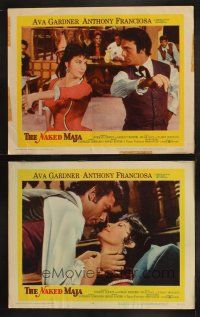 8a947 NAKED MAJA 2 LCs '59 great images of sexy Ava Gardner & Anthony Franciosa!
