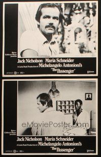 8a955 PASSENGER 2 LCs '75 Michelangelo Antonioni, great c/u of Jack Nicholson!