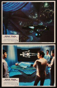 8a979 STAR TREK 2 LCs '79 William Shatner, Leonard Nimoy, cool image of the Enterprise!