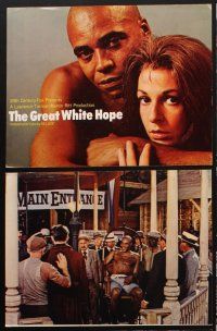 8a018 GREAT WHITE HOPE 9 color 11x14 stills '70 boxing biography, Jane Alexander, James Earl Jones
