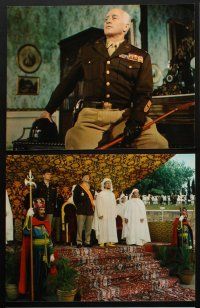 8a003 PATTON 13 color 11x14 stills '70 best super close up of Karl Malden as General Omar Bradley!