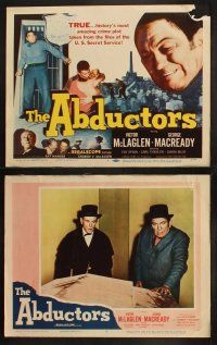8a026 ABDUCTORS 8 LCs '57 Victor McLaglen, George Macready, history's most amazing crime plot!