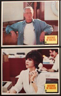 8a440 ABSENCE OF MALICE 6 LCs '81 Paul Newman, Sally Field, Sydney Pollack directed!