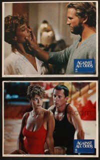 8a695 AGAINST ALL ODDS 3 LCs '84 Jeff Bridges, Rachel Ward, directed by Taylor Hackford!