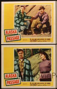 8a487 ALASKA PASSAGE 5 LCs '59 America's last frontier, an avalanche of raw fury!