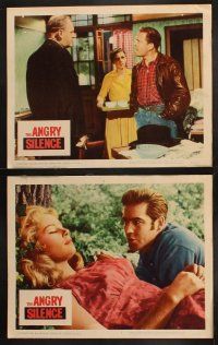 8a038 ANGRY SILENCE 8 LCs '61 Richard Attenborough, sexy Pier Angeli, directed by Guy Green!