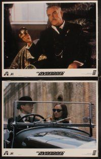 8a046 AVENGERS 8 LCs '98 Ralph Fiennes, Sean Connery, sexy Uma Thurman as Emma Peel!