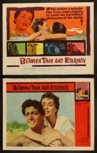 8a063 BETWEEN TIME & ETERNITY 8 LCs '60 Jose Antonio Nieves directed, Lilli Palmer, Willy Birgel!