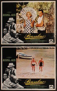 8a088 BORSALINO 8 LCs '70 Jean-Paul Belmondo & Alain Delon, directed by Jacques Deray!