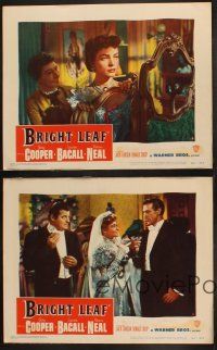 8a588 BRIGHT LEAF 4 LCs '50 Gary Cooper, Lauren Bacall, Patricia Neal, directed by Michael Curtiz!