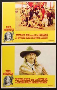 8a095 BUFFALO BILL & THE INDIANS 8 LCs '76 Burt Lancaster, Paul Newman as William F. Cody!