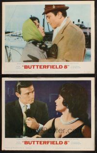 8a722 BUTTERFIELD 8 3 LCs R66 great images of Laurence Harvey & sexy callgirl Elizabeth Taylor!