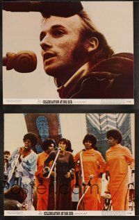 8a103 CELEBRATION AT BIG SUR 8 color 11x14 stills '71 Joan Baez, cool concert images with slugs!
