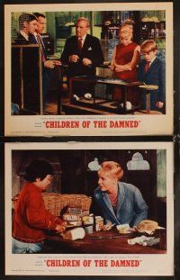 8a108 CHILDREN OF THE DAMNED 8 LCs '64 beware the creepy kid's eyes that paralyze!