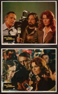 8a109 CHINA SYNDROME 8 LCs '79 Jack Lemmon, Jane Fonda, Michael Douglas, nuclear meltdown thriller!