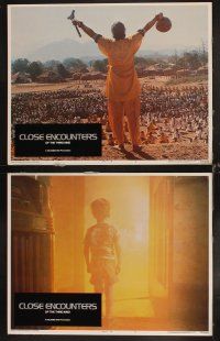 8a114 CLOSE ENCOUNTERS OF THE THIRD KIND 8 LCs '77 Steven Spielberg, Dreyfuss, FrancoisTruffaut!