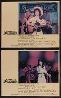 8a596 COAL MINER'S DAUGHTER 4 LCs '80 Sissy Spacek as country singer Loretta Lynn!